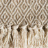 DII Rustic Farmhouse Cotton Diamond Blanket Throw with Fringe for Chair, Couch, Picnic, Camping, Beach, & Everyday Use, 50 x 60 - Double Diamond Stone