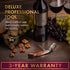 Wine Opener & Waiters Corkscrew-With a Comfortable Rosewood handle Wine And Beer Bottle Opener For Bartenders, Waiters, With A Wine Key Foil Cutter - With a Nice Pouch Included
