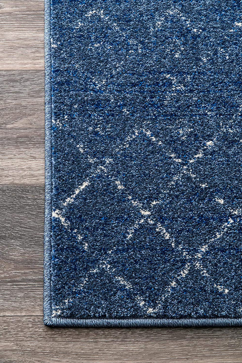 nuLOOM Moroccan Blythe Accent Rug, 2' x 3', Dark Blue