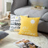 Emvency Set of 4 Throw Pillow Covers You are My Sunshine Yellow Gray with Words Decorative Pillow Cases Home Decor Square 16x16 Inches Pillowcases