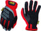 Mechanix Wear: FastFit Work Gloves (Small, Red)