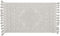 French Connection Nellore Bath Mat | Woven and Beaded Bathroom Rug | 100% Cotton | Premium Bathroom D©cor | Machine Washable | Measures 20"x34" | Light Grey