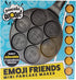 Emoji Friends Mini Pancake Pan - Make 7 Unique Flapjacks - Nonstick Griddle for Breakfast Magic & Easy Cleanup - Fun Smiley Face Gift for Kids and Adults, Boys or Girls