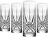 Godinger Tall Beverage Glasses Collins All Purpose Drinking Glasses- Dublin Collection, SET OF 4
