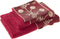 Popular Bath 970425 Ombre Rose, Towel Set 3PC, Burgundy