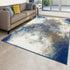 Luxe Weavers Rug Modern Area Rug - 8445 Abstract Print, Medium Pile, Blue / 2™ x 3™