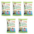 Swashbuckle Snacks Crispy Tempura Seaweed Snack Chips Wasabi and Soy Sauce Flavor 0.95oz (27g) - 5 pack, Made in Japan, Otsumami