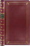 Spiral Bound Photo Album 300 Bi-Directional Memo Pockets Hold 4x6 Photos, Burgundy