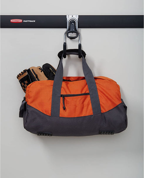 Rubbermaid FastTrack Utility Hook, Garage Organization Wall Hanger, Tool Hanger, Wall Mount and Heavy Duty Tool Hanger