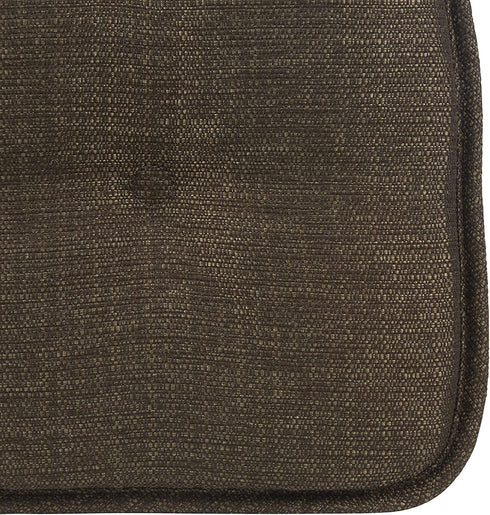 Klear Vu Omega Gripper Tufted Furniture Safe Non-Slip Dining Chair Cushion, Chestnut, 4-Pack