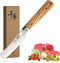 SENBON 440A stainless steel Ultra sharp pocket folding Chef knife peeling utility knife fruit knife Natural Olive Handle Camping BBQ trip Outdoor Portable kitchen knife