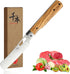 SENBON 440A stainless steel Ultra sharp pocket folding Chef knife peeling utility knife fruit knife Natural Olive Handle Camping BBQ trip Outdoor Portable kitchen knife