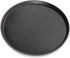 New Star Foodservice 25330 Restaurant Grade Non-Slip Tray, Plastic, Rubber Lined, Round (18-Inch, Black)