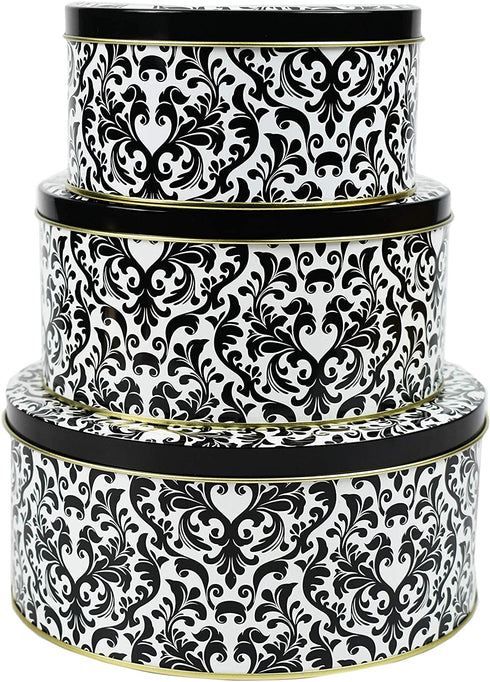 Set of 3 Nesting Tins! Perfect for Storing Cookies, Craft Supplies, Children's Toys, etc.