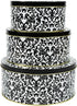 Set of 3 Nesting Tins! Perfect for Storing Cookies, Craft Supplies, Children's Toys, etc.