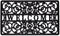 DII Rubber Doormats Collection All Weather, 18x30, Welcome Scroll