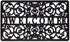DII Rubber Doormats Collection All Weather, 18x30, Welcome Scroll