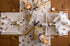 DII Metallic Holiday Collection Tabletop Kitchen Linens, Tablecloth, 14x108, Sparkly Confetti