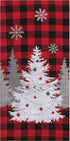 Kay Dee Designs Holiday Farmhouse Kitchen Towel Set - 1 Dual Purpose Towel and 1 Tea Towel | Buffalo Lodge Trees, Multicolor