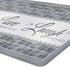 Achim Home Furnishings Anti Fatigue Mat 18" x 30", Live, Love, Laugh, Grey