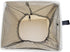 Mind Reader 65 Liter Rolling Hamper Fabric Basket, Dirty Clothes Storage, Bathroom, Bedroom, Closet, Laundry Room, Beige