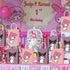 UINE 16 Pack Kuromi and My Melody Party Bags paper bags, Kuromi Bags for Kids Birthday,Candy Treat Bags for Boys Girls Kuromi Birthday Party Supplies