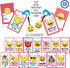 JOYIN 28 Pack Valentines Day Gifts Cards for kids, Valentine's Greeting Cards with Emoji Plush Key-chain Valentine Classroom Exchange Gifts Party Favors