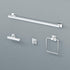 Gatco 4050 Elevate 24" Towel Bar, Chrome