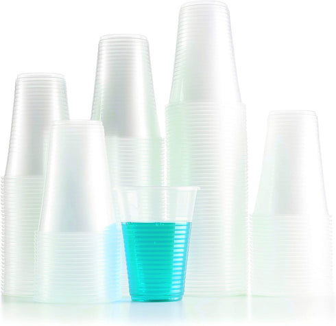 7 oz Disposable Clear Plastic Cups 400 Count