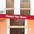 SecurityMan Heavy Duty 2x4 Door Barricade Brackets - Kick Proof Up to 700lbs, Install in Minutes -(2pc) Thick 3.5mm Iron Metal U Bracket | Rust Proof - Gate Bar Holder for Indoor/Outdoor Door Security