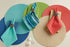 DII Solid Napkin Set Collection, 20x20, Aqua, 6 Piece