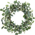 CEWOR 19 Inches Artificial Eucalyptus Wreath Spring Summer Large Green Leaf for Front Door Wall Window Farmhouse Garland Decor