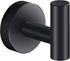 Marmolux Acc - Towel Hook Black Bathroom Single Coat Hooks Bath Kitchen Small Hand Towel Holder Hat Door Hanger Rack Home Storage Stainless Steel Bathroom Hardware Set Wall Mount Matte Black