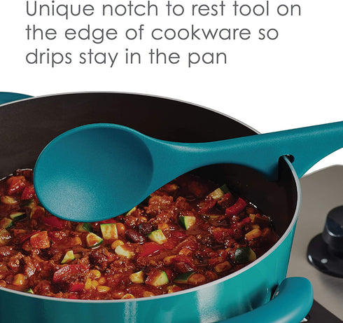 Rachael Ray Tools & Gadgets Solid Spoon, 13", Red