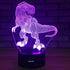 LONGXU Dinosaur Toys 3D Night Light for Boys with Timer Remote & Smart Touch 7 Colors Changing Dimmable TRex Toy 1 2 3 4 5 6 7 8 9 10 Year Old Boy Gifts (Dinosaur)