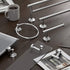 Gatco 4245A Latitude II Double Robe Hook, Chrome