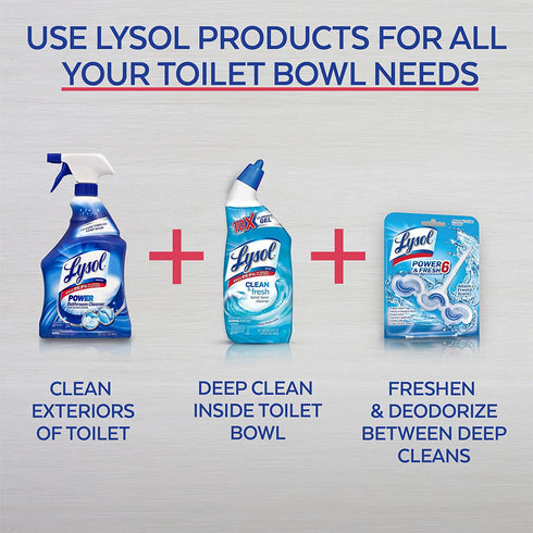 Lysol Toilet Bowl Cleaner - Mango & Hibiscus 24 oz (Pack of 4)