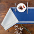 Table Runners 108 inches long French Stripe Blue Table Linens Non-Slip Runner for Kitchen Dining, Coffee or Decoration of Indoor and Outdoor Family Gatherings and Farmhouse Tables Scarf D©cor ?Blue?