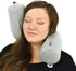 Twist Memory Foam Travel Pillow for Neck, Chin, Lumbar and Leg Support - for Traveling on Airplane, Bus, Train or at Home - Best for Side, Stomach and Back Sleepers - Adjustable, Bendable Roll Pillow