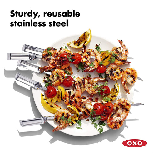 OXO Good Grips Stainless Steel Grilling Skewers - Set of 6