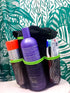 Camco Mesh Shower Caddy Organizer Tote with Pockets and Carry Handle, Dries Quick, Perfect for Dorms, Gym, Camping, the Beach and Travel, Organize Bathroom Toiletries and Products- Black (51997)
