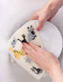 DII Swedish Dishcloth Cleaning Collection, 7.75 x 6.75, Cats Everywhere 3 Count