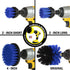 Drill Brush Spin Scrubber Kit - Clean Sinks, Shower Stalls, Bathtub, Bidet, Toilet, Tile, Carpet, and Flooring - Bathroom Rugs