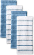 KitchenAid Albany Kitchen Towel Set, Set of 4, Blue Velvet