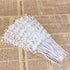 ULTNICE 100Pcs White String Pearls Sticks, Bridal Wedding Pearl Bouquet Artificial Bridal Bouquet Bulk DIY Pearl String Beaded Garland White Bridal Bouquets for Bride Party Decoration