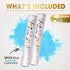 Premium Gender Reveal Confetti Cannon - Set of 2 - Biodegradable Powder in Blue or Pink, for Baby Gender Reveal Party Supplies and Gender Reveal Decorations with Gender Reveal Powder Cannon