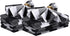 Gingham Buffalo Check Cloth Dinner Napkins Set of 12, 100% Cotton Checkered Wedding Dinner Napkins with Mitered Corners and Generous Hem - 18 x 18 Black White