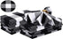 Gingham Buffalo Check Cloth Dinner Napkins Set of 12, 100% Cotton Checkered Wedding Dinner Napkins with Mitered Corners and Generous Hem - 18 x 18 Black White