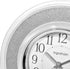 Westclox 12" Glitter Wall Clock for Kitchen- Home Office-Livingroom, House Warming Gift (Silver)