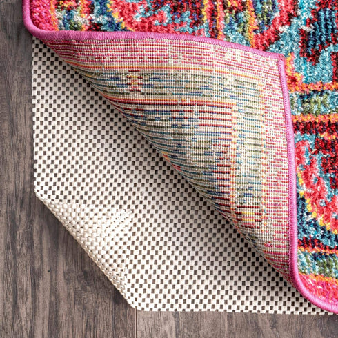 nuLOOM Non-Slip Grip Rug Pad, 4' Round, White